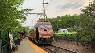 PRR Heritage Unit on the Gladstone Branch - NJ Transit Railfanning at Lyons Station 6-4-2020