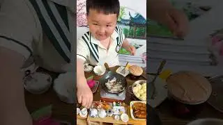 How Talented and Cute Little Chef Cooks Himself for Dinner