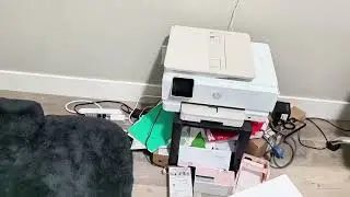 Printer Stand  with Open Storage Shelf