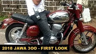 First Look | 2018 Jawa 300 Spied Undisguised  - Royal Enfield 350 Rival