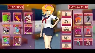 Anime Girl School Simulator | IOS & Android Gameplay | Mobile Game