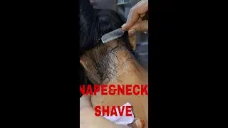 #NAPE SHAVE & BACK NECK SHAVE#VIRAL#