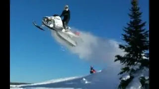 Snowmobiling, Rabbit Ears Pass, Pro RMK, Jumps & Drops