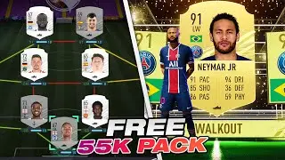 HOW TO GET A FREE 55K PACK USING SILVER PLAYERS!! FIFA 21
