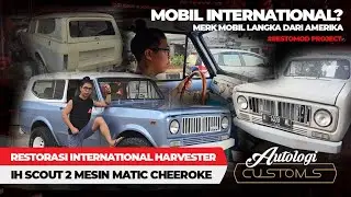 Restorasi International Harvester SCOUT II Mobil SUV Langka Mesin Matic Cheeroke