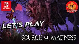 LET'S PLAY SOURCE OF MADNESS on Nintendo Switch | A Lovecraft inspired Rogue Like