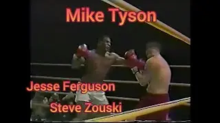 Mike Tyson vs Jesse Ferguson, Steve Zouski Boxing Fight, HD