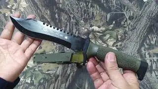 Cuchillo OSO NEGRO, CHINO, de combate
