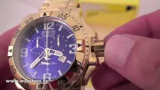 Reloj Invicta 5676 - dorado/azul - 53,5 mm &Oslash;