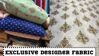 New Latest Designer Fabric 👌 Running Material 😍 Boutique Fabric  Wholesaler at Sowcarpet