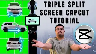 How to make reels of your car using 3 layers of editing in Capcut with the help the Osmo Pocket 3.