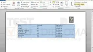Convert the table appearing on the page into text. Set the symbol # as text delimiter.