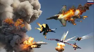 5 минут назад! Новейшая украинская зенитная ракета уничтожила 150 российских истребителей.