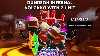 Best Duo for Clear New GODLY Mission Dungeon INFERNAL VOLCANO | Roblox Anime Last Stand