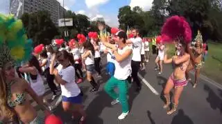 Viva Cuba Dance Studio i Viva Brasil na Warszawskim Wielokulturowym Street Party 2014 - Parada