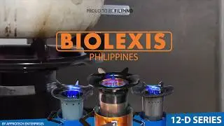 BIOLEXIS Multi Fuel Gasifier Stove/ 12-D Special Edition (2018) RICE HUSKS, WOOD, CORN COBS ETC