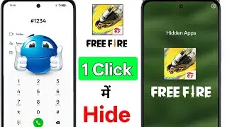 How To Hide Free Fire In Dialer (New Process) Free Fire dialer mein kaise chhupaye 🤩