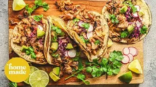 Slow Cooker Pineapple Pork Tacos