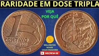 Incr&iacute;vel!! Moeda de 1 Centavo 1998 