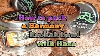 Как наполнить и набить чашу для кальяна Harmony дымом
