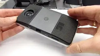 Lenovo moto z PLAY - moto mods insta-Share projector hands on