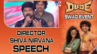 Director Shiva Nirvana Speech At Dude Swag Event - TV9