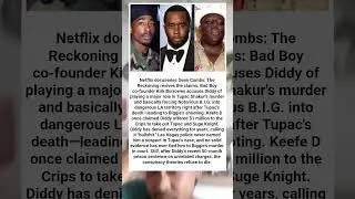 Keefe D claimed Diddy on Tupac's and  Biggie's murd&euro;r #shorts #tupac #rap #hiphop