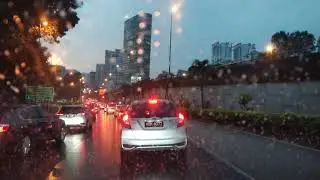 Driving to Taman Mayang