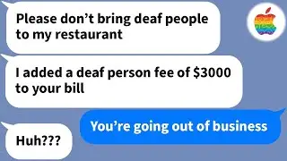 【Apple】 This restaurant charged my husband for being deaf