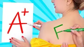 УНИКАЛЬНЫЙ СЕМЕЙНЫЙ АРТ-БАТЛ || Идеи для хитрых родителей от 123 GO! GLOBAL