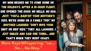 [ Full Story ] My Mom Begged Me to Come Home or the Holidays. After a 10-hour Flight, She Opened...