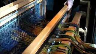 Winding a dyed Wool warp  Part 2