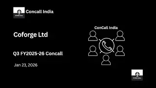 Coforge Ltd Q3 FY2025-26 Concall