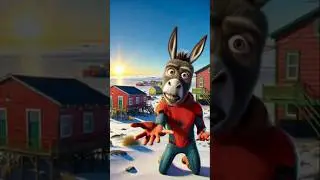 eat apple and spider man change by donkey spider man video #spiderman #funnymoment #shorts #marvel