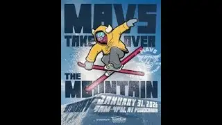 CMU Mavs Take Over the Mountain Sunday Morning Slalom Ski Race Live @ Powderhorn