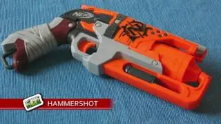 NERF Zombie Strike Hammershot review / Обзор NERF Зомби страйк Хамершот