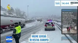 Furtuni devastatoare: cod roșu în Spania și Portugalia. Victime și evacuări în mai multe țări
