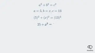 Find the missing side of right triangle using Pythagorean theorem.