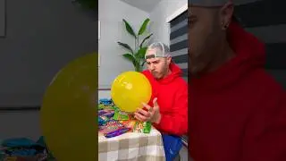 Monster pops stinky balloon for sweets 👻🍭 #shorts