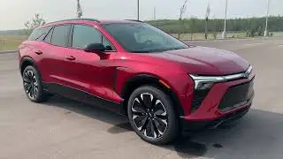 Red 2024 Chevrolet Blazer EV RS Calgary AB Wolfe Auto Group | Stock Number: NK186700