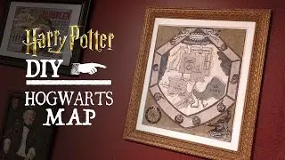 Hogwarts Map - Easy Harry Potter DIY