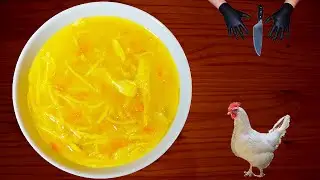 Chicken Soup with carrots  BLONDE BRIDE SOUP (Sarı Gelin Çorbası)