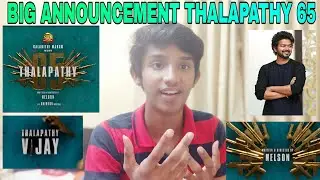 Big Announcement From Thalapathy 65 Team🔥🔥