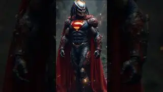 Epic Marvel vs Predator Hybrids: AI-Generated Masterpieces!  #shortvideo #marvel #shorts
