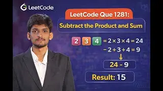 LeetCode Problem 1281 - Product and Sum of Digits | Simple Solution | C++