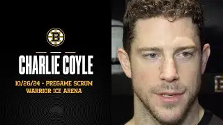 Coyle Meets with Media Ahead of B's Game with Toronto