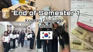 End of Autumn Semester 🍂🍁| Korean Language School 🇰🇷🏫 | Achievements🥇