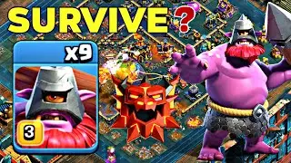 Legend Attacks TH17: Thrower Survived Warden Fireball Crush Battle Ranked! Clash of Clans