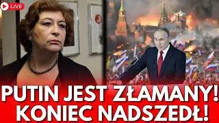 Albats zaskoczyła prognozą!Putin powtarza drogę skazanych na klęskę dyktator&oacute;w i nie wytrzyma finału