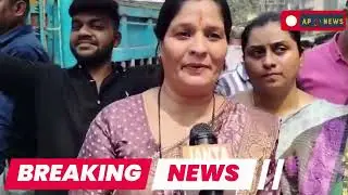 Citizens protest on Bhiwandi Mansarovar Road, protest on Kali Diwali demanding development!!
